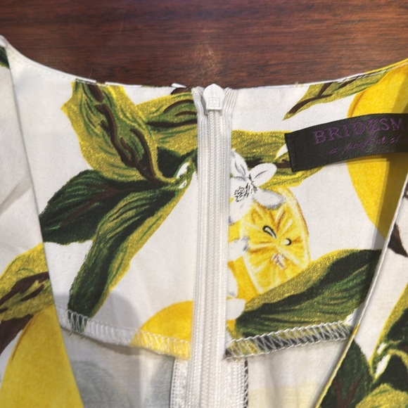 NWOT A-line Women’s Lemon Tea Party Dress, Size M - Picture 5 of 5